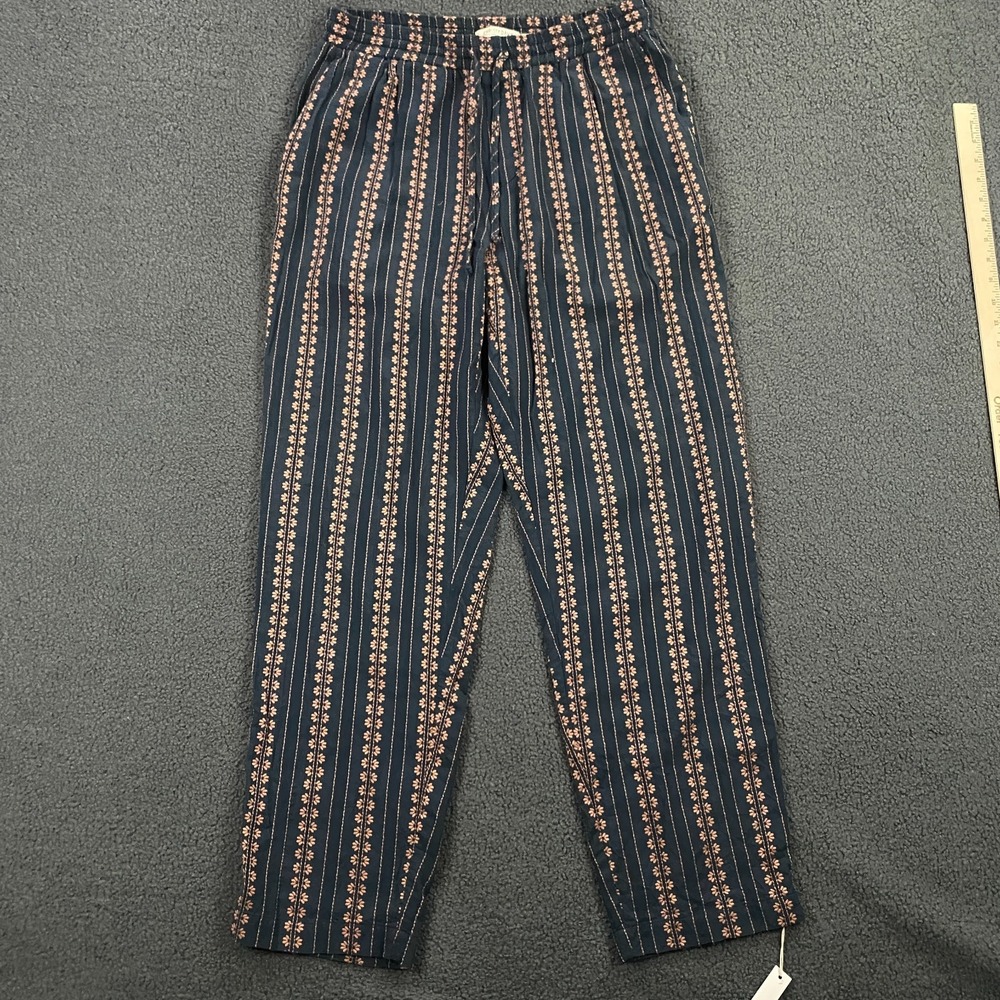 Christy Dawn Pants Womens Large Organic Cotton Pull On Drawstring Boho Casual